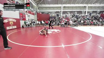 113 lbs 3rd Place - Andres Garcia, Cardinal Gibbons vs James Sanders, St. John Neumann Catholic