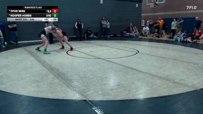 140 lbs 3rd Place Match - Kooper Hobbs, Glenn Ferry Wrestling Club vs Titus Wise, Team Real Life Wrestling