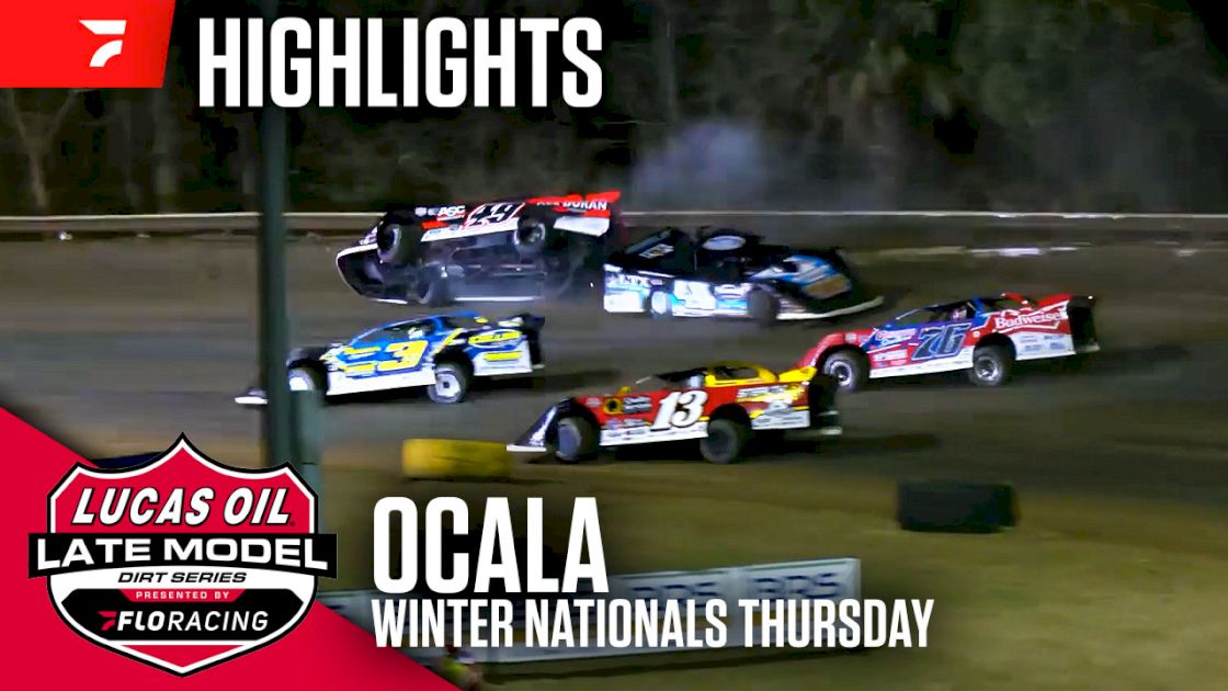 Highlights: Lucas Oil Late Models Thursday At Ocala