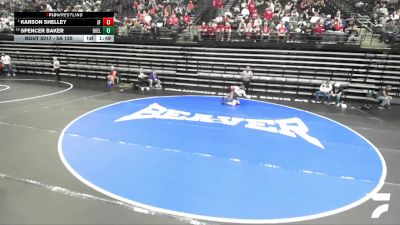 5A 120 lbs Champ. Round 1 - Karson Shelley, Spanish Fork vs Spencer Baker, Box Elder