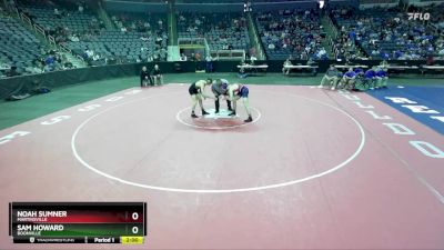 190 lbs Quarterfinal - Sam Howard, Boonville vs Noah Sumner, Martinsville