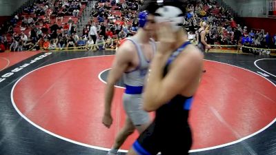 189 lbs Champ. Round 3 - Braedon Welsh, Fort Cherry Hs vs Caden Seymour, Southside