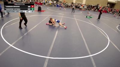 12U - 117 lbs Champ. Round 2 - Hudson Braden, North Branch Wrestling vs Shooter Vittera, Wayzata Youth Wrestling