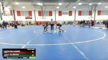 145 lbs Cons. Round 4 - Lochlynn Harned, Rigby vs Layla Allington, Eagle