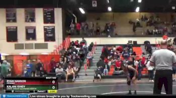 106 lbs Cons. Round 3 - Ryan Hanson, McHENRY vs Kalani Khiev, Carol Stream (GLENBARD NORTH)