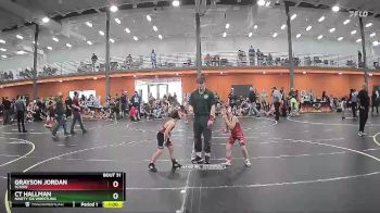 65 lbs Cons. Round 2 - Ct Hallman, Ninety Six Wrestling vs Grayson Jordan, SCSOW