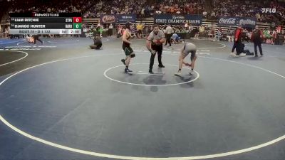 D 1 132 lbs Champ. Round 1 - Django Hunter, Baton Rouge vs Liam Ritchie, St. Paul`s