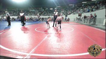49 lbs Consi Of 8 #2 - Briggs Cole, Weatherford Youth Wrestling vs Emerson Morales, Liberty Warrior Wrestling Club