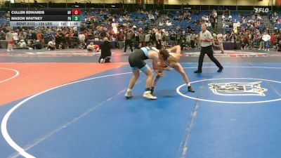 126 lbs Consi Of 64 #1 - Cullen Edwards, NY vs Mason Whitney, PA