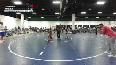 120 lbs Round Of 16 - Tyson Jones, CA vs Roy Barak, FL