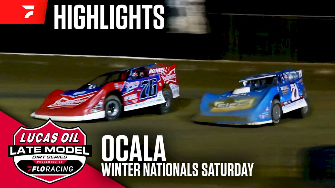 Highlights: Lucas Oil Late Models Saturday at Ocala