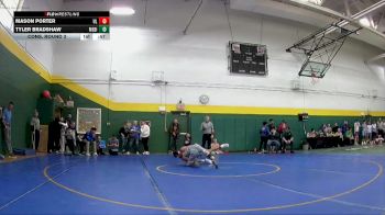 132 lbs Cons. Round 3 - Mason Porter, Lake (Uniontown) vs Tyler Bradshaw, Medina