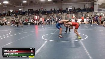 155 lbs Champ. Round 2 - Brendan Nardin, Alber Athletics vs Jaxon Frohring, Wrestling University