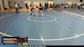 171 lbs Quarterfinal - Tristan Schilke, South Anchorage High School vs Andres Hernandez, West Anchorage