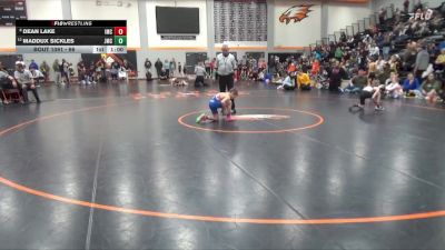 66 lbs Semifinal - Dean Lake, Indee Mat Club vs Maddux Sickles, Jesup Mat Club