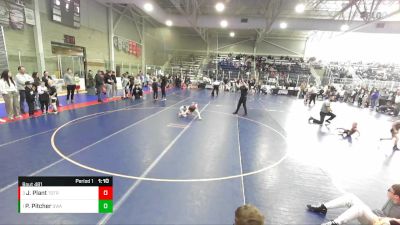 60 lbs 1st Place Match - Paxton Pitcher, Sanderson Wrestling Academy vs Jett Plant, Top Of The Rock