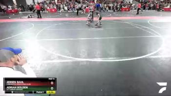 51 lbs Semifinal - Adrian Bolden, A-F Green Demons vs Jebsen Bahl, Lancaster Wrestling Club