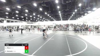 78 lbs Rr Rnd 2 - Larry Meza, Savage House WC vs Emilio Salcedo, Tucson Cyclones