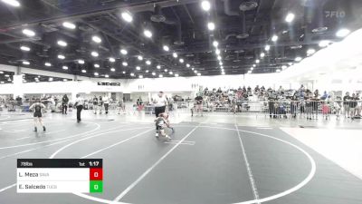 78 lbs Rr Rnd 2 - Larry Meza, Savage House WC vs Emilio Salcedo, Tucson Cyclones