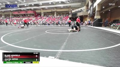 120 lbs Cons. Round 4 - Kaicen Akpan, WTC vs Blake Armfield, Maize WC