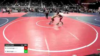 114 lbs Quarterfinal - Matteus Cummings, Sturgis vs Parker Beitzinger, Eastside United