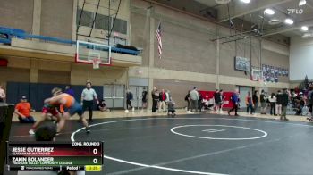 157 lbs Cons. Round 3 - Zakin Bolander, Treasure Valley Community College vs Jesse Gutierrez, Clackamas Unattached
