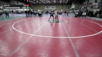 132 lbs Cons. Round 4 - Carsten Burkemper, Ft. Zumwalt North vs Max Co, Lake Highland Prep