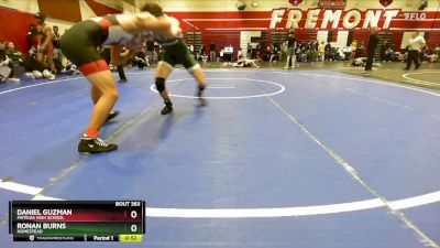 132 lbs Cons. Round 1 - Ronan Burns, Homestead vs Daniel Guzman, Matilda High School