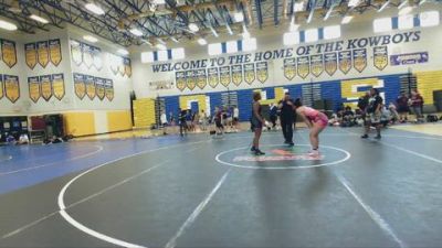 200 lbs Round 3 - Gabriel Daniels, Camden Outsiders vs Zeinab Mourad, Coach K Elite Wrestling Club