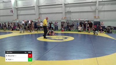 152-C lbs Round Of 16 - Bryson Boucher, MI vs Asa Yost, WV