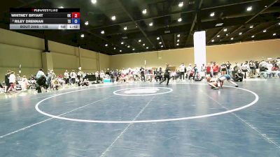 135 lbs Cons. Semis - Whitney Bryant, OK vs Riley Drennan, TX
