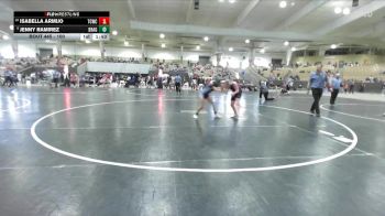 100 lbs Cons. Round 2 - Isabella Armijo, Maryville Wrestling vs Jenny Ramirez, Dawgs Wrestling Club