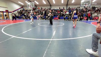 100 lbs Quarterfinal - MaeKayla Harjo, Berryhill High School vs Farah Crossno, Greenwood Wrestling Academy