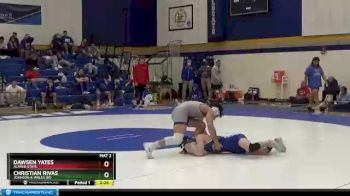 133 lbs Quarterfinal - Christian Rivas, Johnson & Wales (RI) vs Dawsen Yates, Alfred State