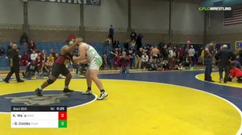 285 lbs 3rd Place - Kaimana Wa`a, Crescent Valley (OR) vs Ben Dooley, Churchill County (NV)