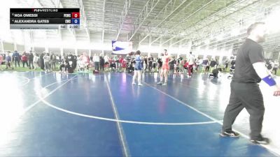 140 lbs Quarterfinal - Noa Omessi, Park City Wrestling Club vs Alexandra Gates, Champions Wrestling Club