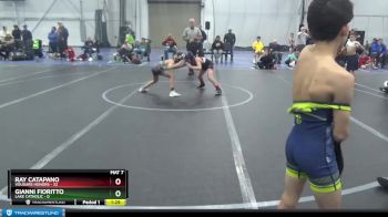 72 lbs Finals (2 Team) - Ray Catapano, Vougars Honors vs Gianni Fioritto, Lake Catholic