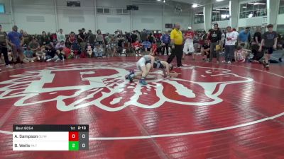 96 lbs Pools - Alexander Sampson, Olympia National vs Benjamin Wells, PA Titan Wrestling