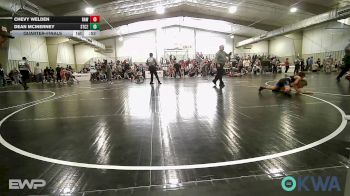 58 lbs Quarterfinal - Chevy Welden, Raw Wrestling Club vs Dean McInerney, Sallisaw Takedown Club 2