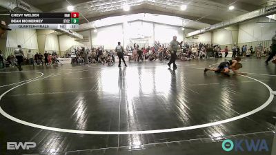 58 lbs Quarterfinal - Chevy Welden, Raw Wrestling Club vs Dean McInerney, Sallisaw Takedown Club 2