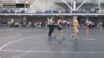 125 lbs Consi Of 8 #2 - Teague Strobel, Hofstra vs Carson Wagner, Binghamton University