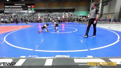 52 lbs Consi Of 16 #1 - Reed Saltenberger, Patriot Mat Club vs Walter Zahradnicek, Idaho Gold