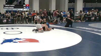 71 kg Cons. Sub-rd Of 16 - Emory Gunby, Pennsylvania vs Jaiden Finger, Thorobred Wrestling Club