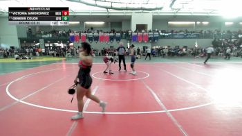 132 lbs Round Of 32 - Victoria Jaworowicz, New Britain vs Genesis Colon, Ledyard