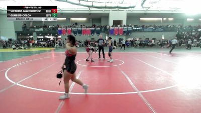 132 lbs Round Of 32 - Victoria Jaworowicz, New Britain vs Genesis Colon, Ledyard