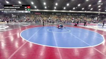 2nd Place Match - Ayden Jovani Muller, Sheridan Wrestling Club vs Garrett Cowan, MATPAC Wrestling