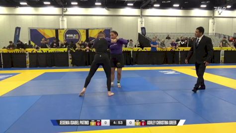 Ashley Christina Greer vs Jesenia Isabel Patino 2024 World IBJJF Jiu-Jitsu No-Gi Championship