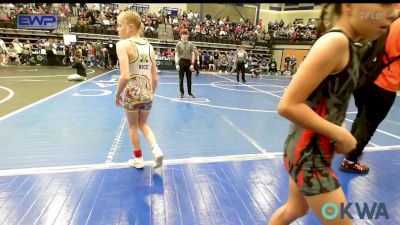 67 lbs Rr Rnd 1 - Tory Rice, Prodigy Elite Wrestling vs Lilli Albiston, Geary Youth Wrestling