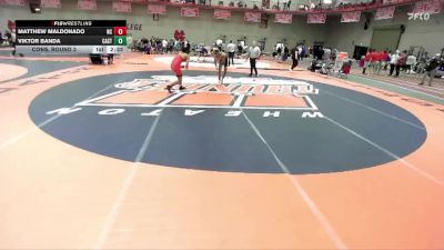 141 lbs Cons. Round 3 - Matthew Maldonado, North Central vs Viktor Banda, Castleton