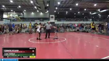 80 lbs Round 4 (8 Team) - Connor McLeod, HANOVER HAWKEYE/RIVER CITY WC vs Cade Riddle, SCORPIONS FLORIDA WC